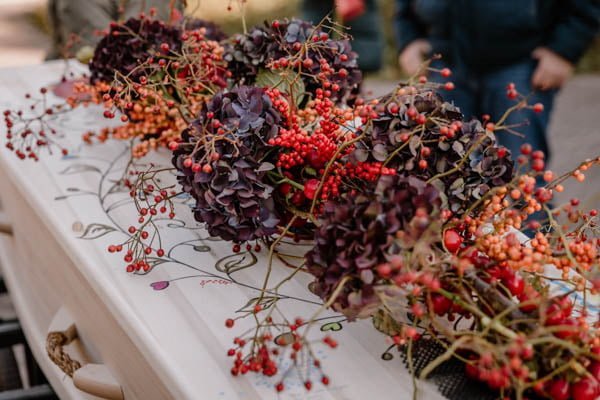 bloemen bij de uitvaart